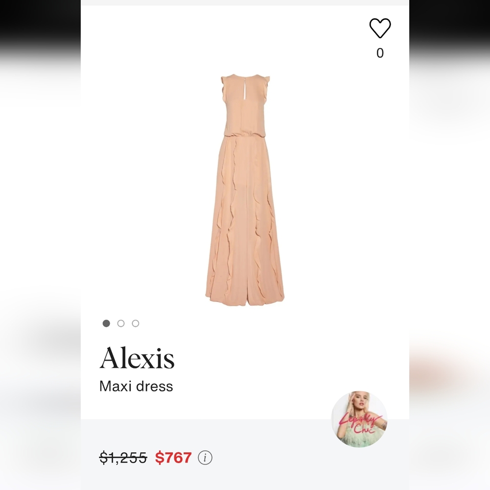 Alexis Frances Ruffled Maxi Dress - Picture 5 of 8